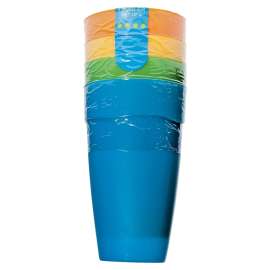 Easy Pack 8009 Tumbler, 16 oz Capacity, Plastic, Assorted