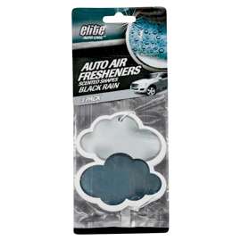 Elite Auto Care 8998 Auto Air Freshener, Black Rain