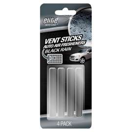 Elite Auto Care 8991 Auto Air Freshener, Black Rain