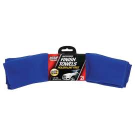 FLP 8901 Finish Towel, 14 x 12 in, Microfiber Cloth, Blue