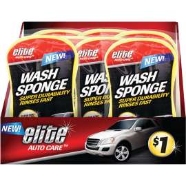 FLP 9696 Wash Sponge, 8 in L, 1-1/2 in Thick