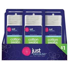 FLP 9884 Cotton Swabs, Cotton, Assorted