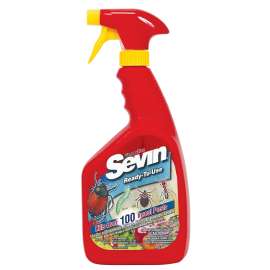 Sevin 100047720 Insect Killer, Liquid, Spray Application, 32 oz Bottle