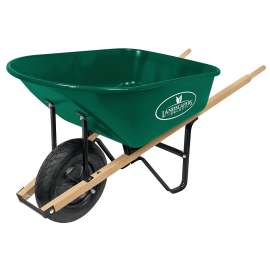 Landscapers Select 34564 Wheelbarrow, 6 cu-ft Volume, Steel, 1 -Wheel, 16 in Wheel