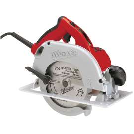 Milwaukee 6390-21 Circular Saw, 15 A, 7-1/4 in Dia Blade, 5/8 in Arbor, 50 deg Bevel