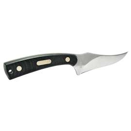 Schrade 152OT Fixed Blade Knife, 3.3 in L x 0.14 in W Blade, 1-Blade, Black Handle