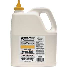 KESON PROCHALK Series 105GO Marking Chalk Refill, Glow Orange
