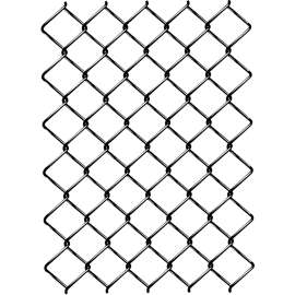 Rangemaster 10661 EZ Roll Chain-Link, 50 ft L, 72 in H, 12-1/2 Gauge, Zinc
