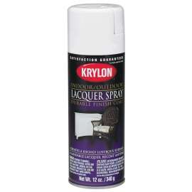 Krylon K07032777 Lacquer Paint, Gloss, Liquid, Clear, 12 oz, Aerosol Can
