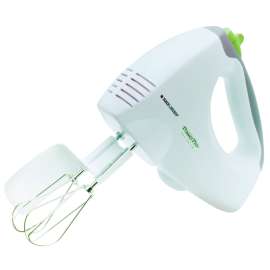 Black+Decker MX3000W Hand Mixer, 120 V, 250 W, 6-Speed, Gray/White