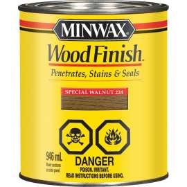 Minwax 224034444 Wood Stain, Special Walnut, Liquid, 946 mL, Can