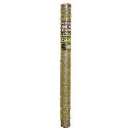 Jackson Wire 12 02 19 16 Poultry Hex Netting, 25 ft L, 36 in W, 20 Gauge, Hexagonal Mesh, 2 in Mesh, Galvanized