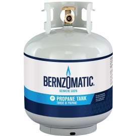 BernzOmatic 334669 Propane Gas Cylinder, 5 gal Tank, 12-3/8 in Dia, 18-1/16 in H, Steel
