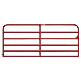 Behlen Country 40120121 Heavy-Duty Gate, 144 in W Gate, 50 in H Gate, 16 ga Frame Tube/Channel, Steel Frame, Red