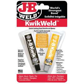 J-B WELD 8276F Epoxy, Dark Gray, Solid, 2 oz Twin Tube