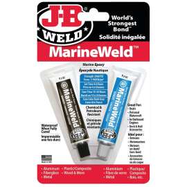 J-B WELD 8272F Epoxy Resin, Dark Gray, Solid, 2 oz Twin Tube