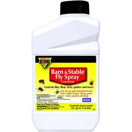 Bonide 46178 Barn and Stable Fly Spray, Liquid, Brown/Yellow, Mild Solvent, 12 qt