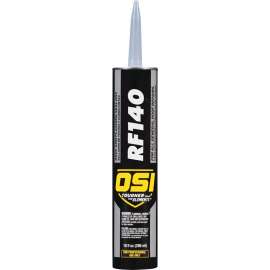 OSI RF140 Series 1938618 Gutter and Seam Sealant, Black, Liquid, 10.5 oz Cartridge