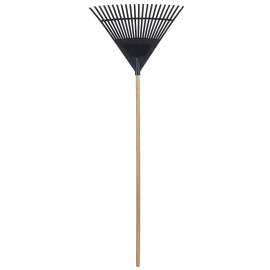 GARANT 80842 Leaf Rake, Poly Tine, 22-Tine, Hardwood Handle, 48 in L Handle