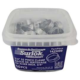 Waterline Surlok 1425099 Pinch Clamp, Stainless Steel