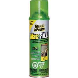 Touch 'n Foam Max Fill 7565000129 Triple Expanding Sealant, Amber, 16 oz Aerosol Can