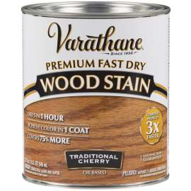 VARATHANE 262008 Wood Stain, Traditional Cherry, Liquid, 1 qt, Can