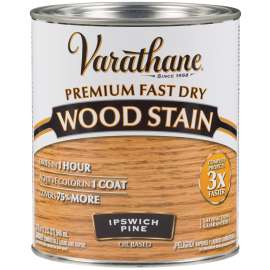 VARATHANE 262012 Wood Stain, Ipswich Pine, Liquid, 1 qt, Can
