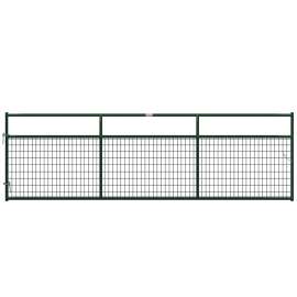 Behlen Country 40132142 Wire-Filled Gate, 168 in W Gate, 50 in H Gate, 6 ga Mesh Wire, 2 x 4 in Mesh, Green