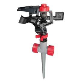Rainwave RW-99560C Pulsating Lawn Sprinkler, 5700 sq-ft, Plastic