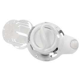 Leviton 09863 Lamp Holder, 13 W, Polycarbonate Housing Material, White