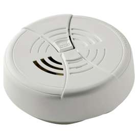 BRK FG250B Smoke Alarm, 9 V, Ionization Sensor, 85 dB, Ceiling, Wall Mounting, White