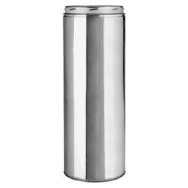 SELKIRK 206012 Chimney Pipe, 8 in OD, 12 in L, Stainless Steel