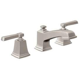 Moen Boardwalk Series WS84820SRN Bathroom Faucet, 1.2 gpm, 2-Faucet Handle, Metal, Nickel Plated, Lever Handle