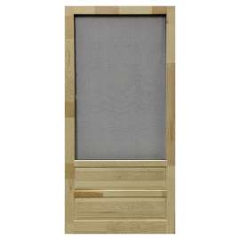SCREEN TIGHT WHAM36 Screen Door, 36 in W, 80 in H, Light Brown