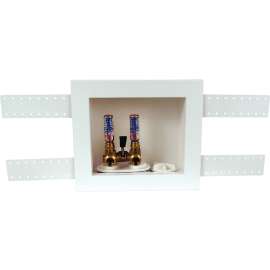 Oatey 38535 Washing Machine Outlet Box, Sweat, Polystyrene, White