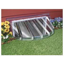 MacCourt W4217-1 Window Well Cover, 17 in L, Plastic