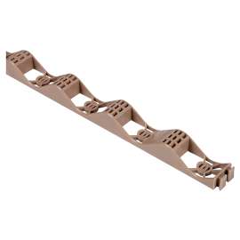 Palruf 92771 Closure Strip, 2 ft L, 1-1/4 in W, Plastic