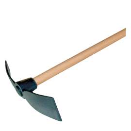 SEYMOUR 85529 Hoe Mattock, Steel Blade, Hardwood Handle, Link Handle