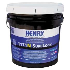 HENRY SureLock 12235 Flooring Adhesive, Paste, Mild Solvent, Yellowish Beige, 1 gal Tub