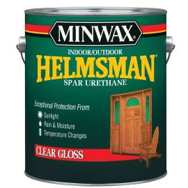 Minwax Helmsman 13200000 Spar Urethane Paint, High-Gloss, Liquid, 1 gal, Pail