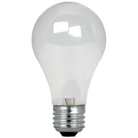 Feit Electric Q53A/W/4/RP Halogen Bulb, 53 W, Medium E26 Lamp Base, A19 Lamp, Soft White Light, 1050 Lumens