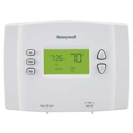 Honeywell RTH2300B1046/E1 Programmable Thermostat, 120 to 240 V, Backlit Display, White