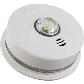 Kidde P4010ACLEDSCA Smoke Alarm, 120 V, Photoelectric Sensor, 85 dB, Alarm: Audio, White