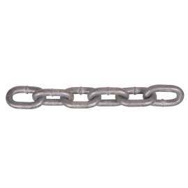 Ben-Mor 52023 Proof Coil Chain, 75 ft L, 30 Grade, Carbon Steel, Galvanized
