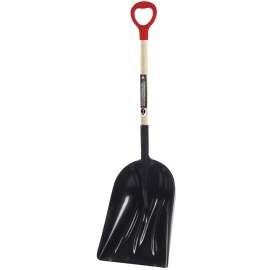 GARANT 81720 Grain Scoop, 14-1/2 in W Blade, Poly Blade, Hardwood Handle, D-Grip Handle, 46 in OAL