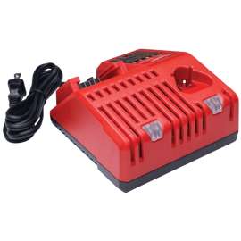 Milwaukee 48-59-1812 Multi-Voltage Charger, 12/18 V Input, 120 V Output, 3 Ah, 1 hr Charge, 1-Battery