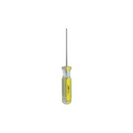 TASK Elite Series T50441 Screwdriver, #0 Drive, Robertson Drive, 4 in L Shank, Acetate Handle, Hard-Grip Handle