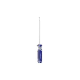 TASK Elite Series T50403 Screwdriver, 3/16 in Drive, Slotted Drive, 6 in L Shank, Acetate Handle, Hard-Grip Handle