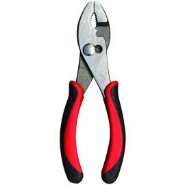 TASK T25351 Slip Joint Plier, 6 in OAL, Soft Touch Grip Handle