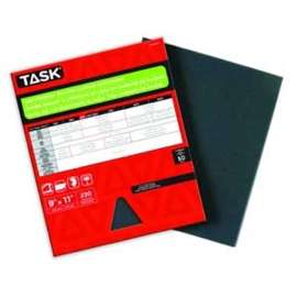 TASK WDO4280 Sandpaper, 11 in L, 9 in W, Very Fine, 280 Grit, Silicon Carbide Abrasive